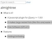 Searchable And Collapsible Tree View Plugin With jQuery - almightree