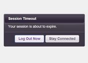 Session Timeout And Keep-alive Plugin With jQuery - sessionTimeout