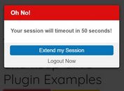 <b>Cross-tab Session Timeout Warning Plugin For - jQuery jTimeout</b>