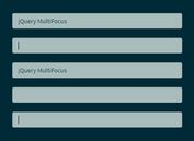 Set Focus On Multiple Input Fields At The Same Time - jQuery MultiFocus