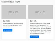 Set Sibling Elements To The Same Height - jQuery equal-height.js