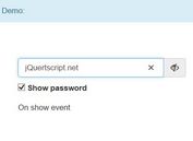 Show/Hide Password Field Text with jQuery and Bootstrap