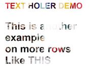 Show Image Under Text with jQuery and CSS3 - TextHoler.js