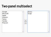 Side-by-side Multi Select Plugin With jQuery - multiSelect.js
