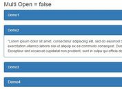 Simple Accordion Plugin For jQuery and Bootstrap