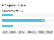 Simple Animated Progress Bar with jQuery and CSS3 - asProgress