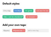 Simple Animated jQuery Tags Input Plugin - Lovely Tag