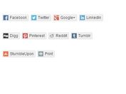 Simple and Clean Social Share Plugin with jQuery - sharebox