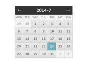 Simple Clean jQuery Calendar & Date Picker Plugin