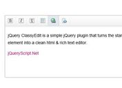 Simple and Clean jQuery Html & Text Editor Plugin - ClassyEdit