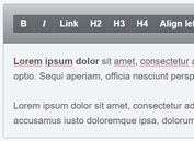 Simple Customizable Rich Text WYSIWYG Editor - Easy Editor