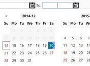 Simple Date & Date Range Picker with jQuery and Moment.js