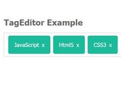 Simple Easy jQuery Based Tagging System - TagEditor
