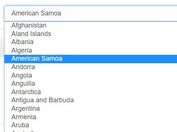 Simple Flexible jQuery Country Select Box Plugin - countrySelector