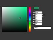 Simple HSV/RGB Color Picker Plugin For jQuery - jColor-Picker