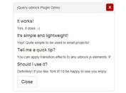 Simple Lightweight Modal Plugin with jQuery and Bootstrap - uiblock