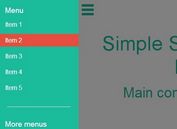 Simple Off-canvas Sidebar Navigation Plugin with jQuery