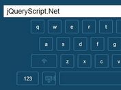 Simple On Screen Visual Keyboard with jQuery - jkeyboard