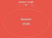 Simple Pomodoro / Tomato Timer Clock with jQuery