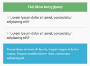 Simple Smooth FAQ Accordion with jQuery and CSS - FAQ Slider