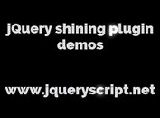 Simple Text Shining Effect with jQuery - shining