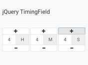 Simple Time Input Spinner Plugin With jQuery - TimingField