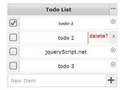 Simple Todo List Plugin with jQuery and jQuery UI - Todolist
