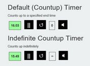 Simple Versatile jQuery Timer Plugin - Workout Timer
