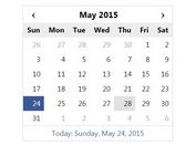 Simple jQuery Calendar and Date Picker Plugin - DCalendar