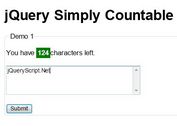 Simple jQuery Characters & Words Counter Plugin - Simply Countable