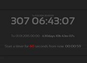 Simple jQuery Countdown Timer Plugin - kkcountdown