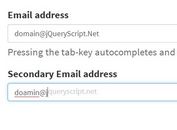 Simple jQuery Email Autocomplete & Suggestion Plugin