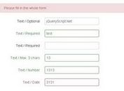 Simple jQuery Form Validation Plugin with jQuery UI and Bootstrap - ETFormValidation