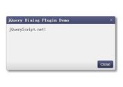 Simple jQuery Modal & Dialog Box Plugin - Dialog