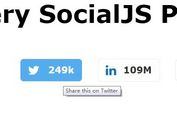 Simple jQuery Plugin For Custom Social Share Buttons - SocialJS