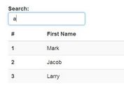Simple jQuery Plugin For Html Table Live Search