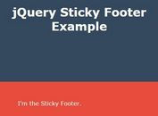 Simple jQuery Plugin To Make Sticky Footer Element