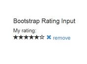 Simple Star Rating Plugin For Bootstrap 4/3 - Rating Input
