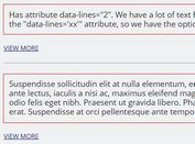 Simple jQuery Text Overflow Ellipsis Plugin