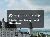 Simplest Fullscreen Background Slideshow With jQuery - Chocolate.js