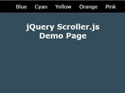 Simplest jQuery One Page Scroller Plugin