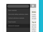 <b>Slick and App-Like Sliding Menu Plugin With jQuery - Mmenu</b>