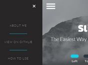 Slick Sliding Push Menu Plugin For jQuery - sliiide2