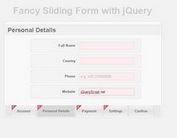 Sliding Form Validation Plugin