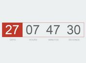Slim Countdown Timer Plugin with jQuery - DownCount