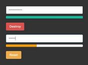 Slim Password Strength Indicator Bar Plugin For jQuery - passwordStrength.js