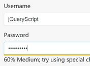 Slim Password Strength Meter Plugin For jQuery