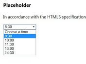 Small Accessible jQuery Dropdown Time Picker - qcTimepicker