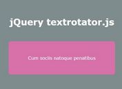 Small Cross-fading Text Rotator Plugin For jQuery