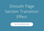 Smooth Page Section Transition Effect with jQuery